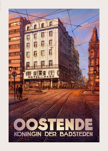 [9789492672797] Joris Mertens Poster - Oostende (Dag)